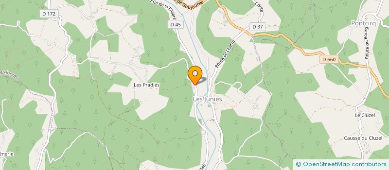 localisation de l'entreprise MONSIEUR BENOIT VERVOTTE  LES JUNIES