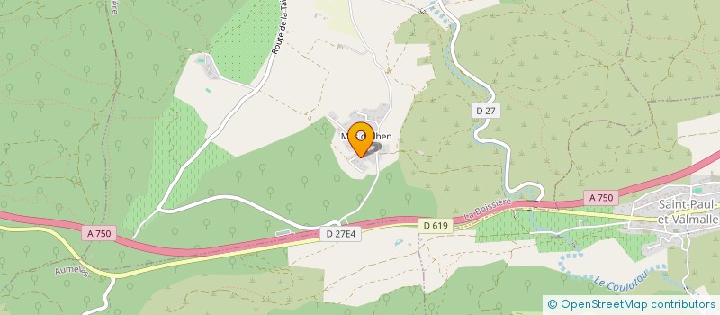 localisation de l'entreprise MONSIEUR BENOIT VIDAL-CHAMPETIER  LA BOISSIERE