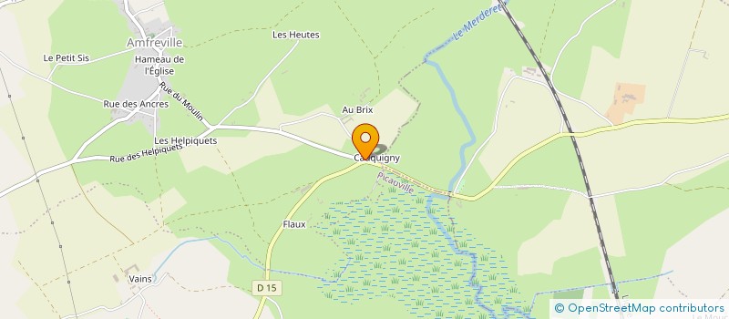 localisation de l'entreprise MONSIEUR BENOIT VIEL  PICAUVILLE