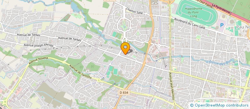 localisation de l'entreprise MONSIEUR BENOIT VIGNAL  LONS