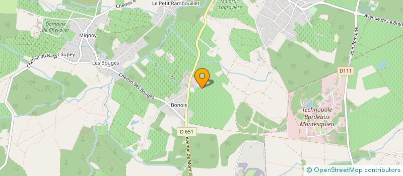 localisation de l'entreprise MONSIEUR BENOIT VILAR  LEOGNAN