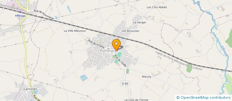 localisation de l'entreprise MONSIEUR BENOIT VILSALMON à POMMERET