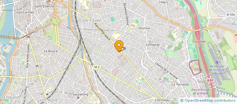 localisation de l'entreprise MONSIEUR BENOIT VINCENT  TOULOUSE