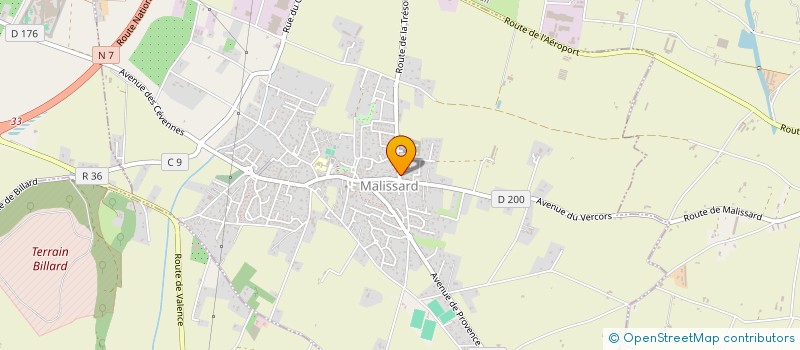 localisation de l'entreprise MONSIEUR BENOIT VINSON  MALISSARD