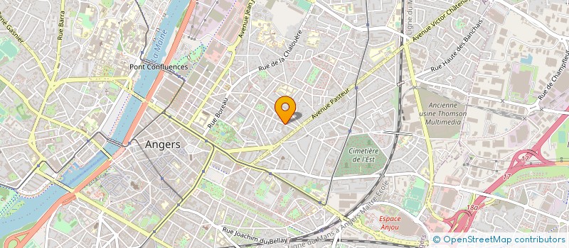 localisation de l'entreprise MONSIEUR BENOIT VINTRAS  ANGERS