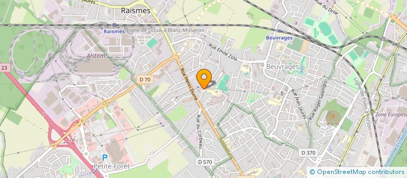 localisation de l'entreprise MONSIEUR BENOIT VOSSAERT à RAISMES