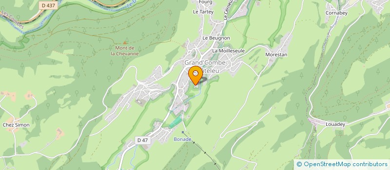 localisation de l'entreprise MONSIEUR BENOIT VUILLEMIN à GRAND'COMBE-CHATELEU