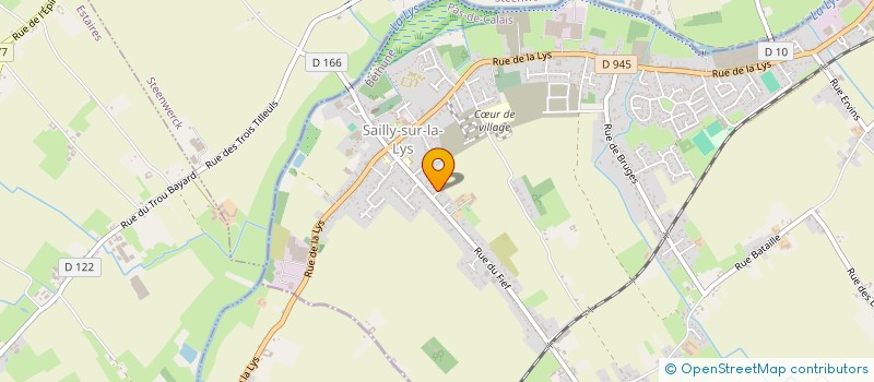 localisation de l'entreprise MONSIEUR BENOIT WACRENIER  SAILLY-SUR-LA-LYS