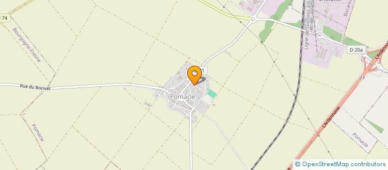 localisation de l'entreprise MONSIEUR BENOIT WAGNER  POMACLE