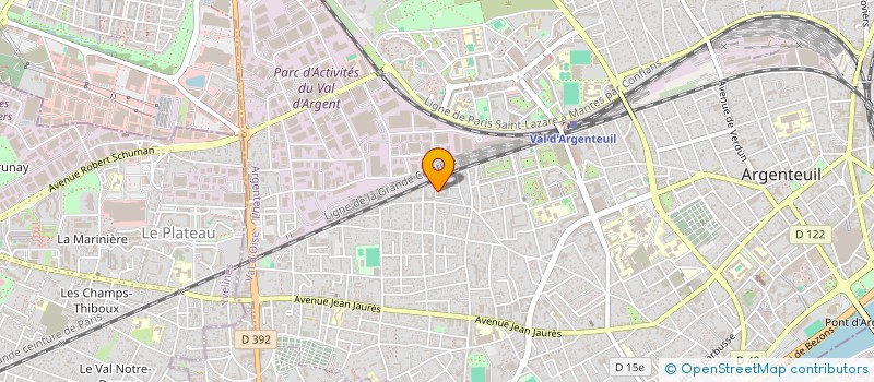 localisation de l'entreprise MONSIEUR BENOIT WARTELLE à ARGENTEUIL