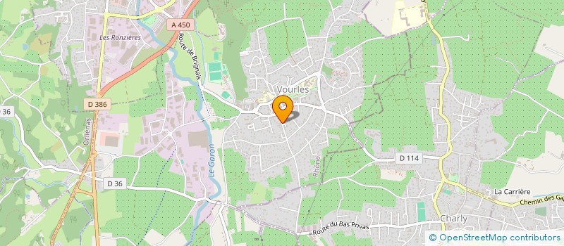 localisation de l'entreprise MONSIEUR BENOIT WATERKEYN  VOURLES