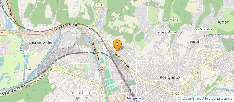 localisation de l'entreprise MONSIEUR BENOIT YBERT  PERIGUEUX