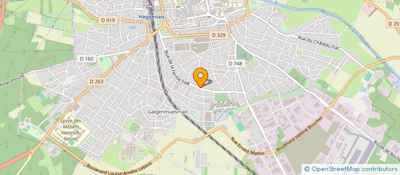 localisation de l'entreprise MONSIEUR BENOIT ZIRNHELT  HAGUENAU