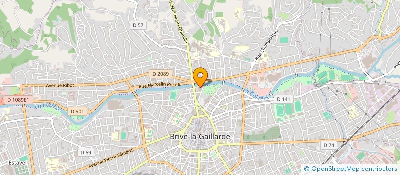 localisation de l'entreprise MONSIEUR BENOIT ZOUNGRANA BENOIT  BRIVE-LA-GAILLARDE