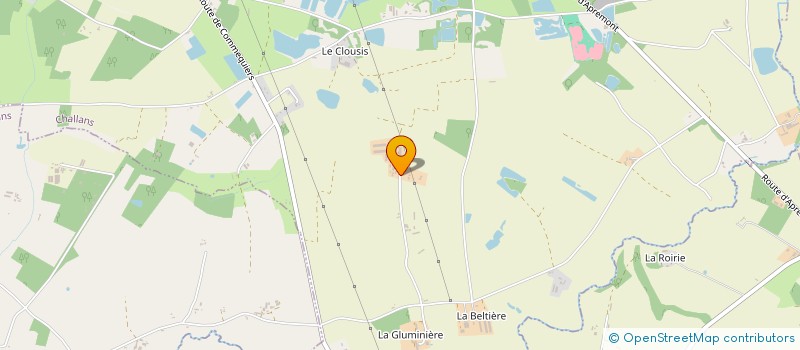localisation de l'entreprise MONSIEUR BENONI GROUSSIN à CHALLANS