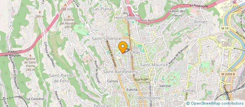 localisation de l'entreprise MONSIEUR BENONY FLEUTOT à NICE