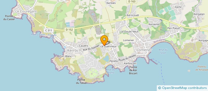 localisation de l'entreprise MONSIEUR BENONY ROPERCH à PLOEMEUR