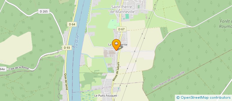 localisation de l'entreprise MONSIEUR BENOT MTTEAU  SAINT-PIERRE-DE-MANNEVILLE