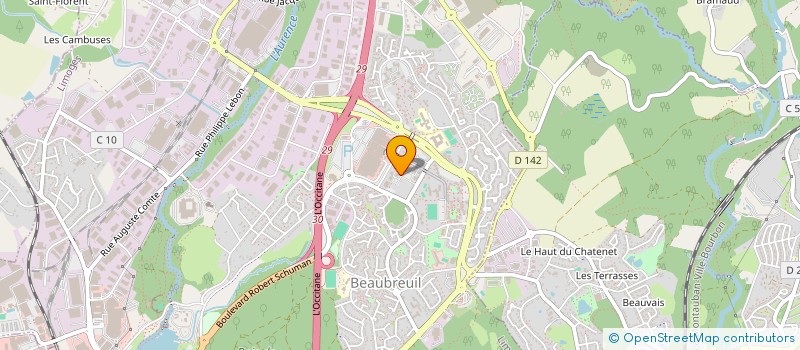 localisation de l'entreprise MONSIEUR BENOUDA BELFODIL à LIMOGES