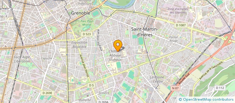 localisation de l'entreprise MONSIEUR BENRACHAH OUALID  GRENOBLE