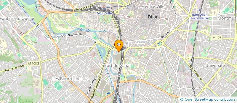 localisation de l'entreprise MONSIEUR BENSABEUR HASSENE  DIJON