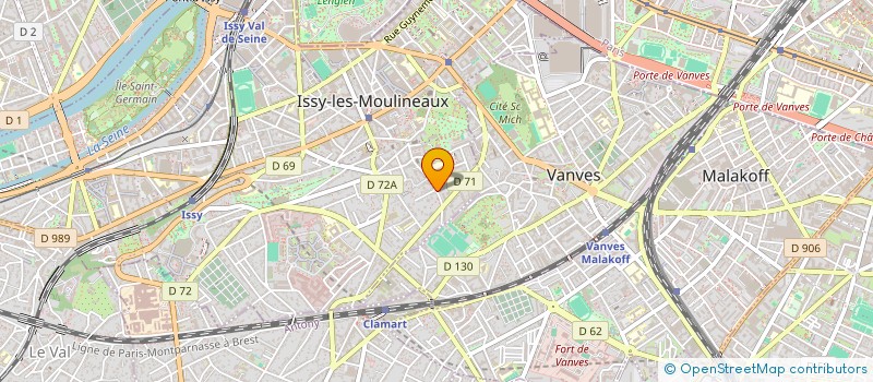 localisation de l'entreprise MONSIEUR BENSALLA CHIHEB à ISSY-LES-MOULINEAUX