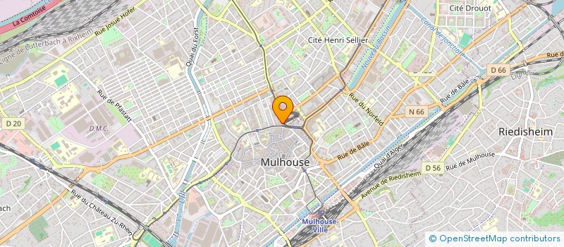 localisation de l'entreprise MONSIEUR BENSEBUNI KAPIA  MULHOUSE