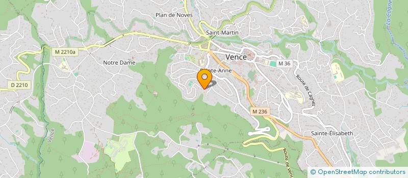 localisation de l'entreprise MONSIEUR BENT BJERRE à VENCE