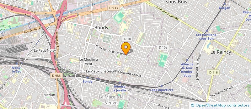 localisation de l'entreprise MONSIEUR BENT MOHAMED à BONDY