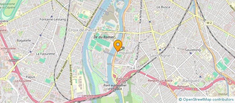 localisation de l'entreprise MONSIEUR BENTAHAR MOHAMED à TOULOUSE