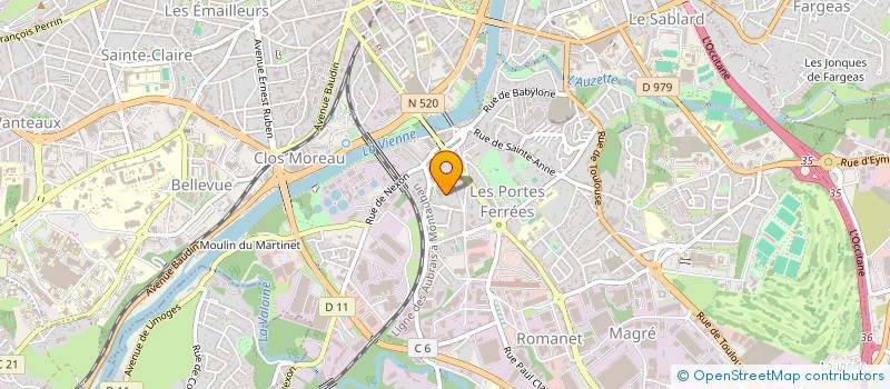 localisation de l'entreprise MONSIEUR BENTAIBA FELLAH à LIMOGES