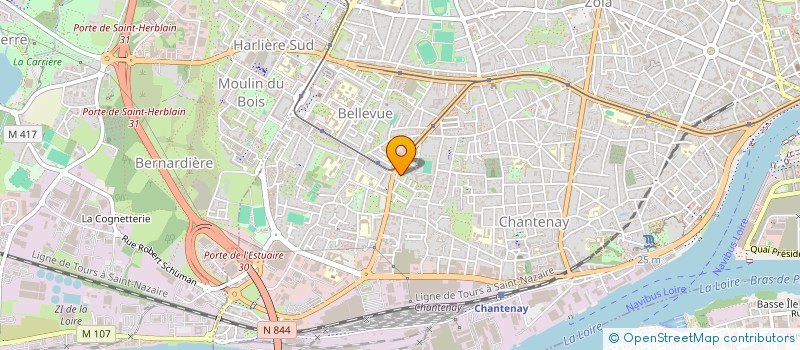localisation de l'entreprise MONSIEUR BENTEKOUK BELHAMITI à NANTES