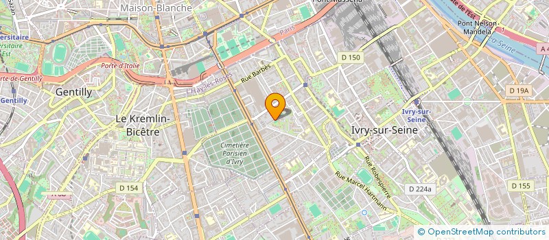 localisation de l'entreprise MONSIEUR BENTI TRAORE  IVRY-SUR-SEINE