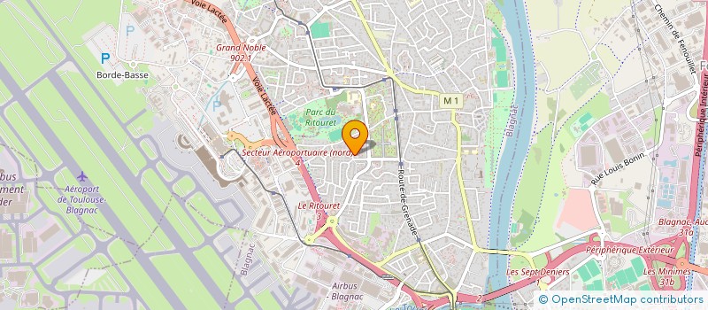 localisation de l'entreprise MONSIEUR BENUEL SEBASTIAMPILLAI  BLAGNAC