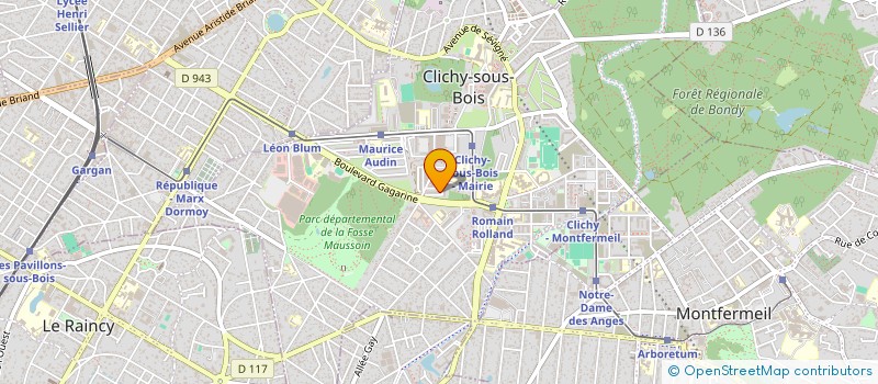 localisation de l'entreprise MONSIEUR BENVINDO NZITA à CLICHY-SOUS-BOIS