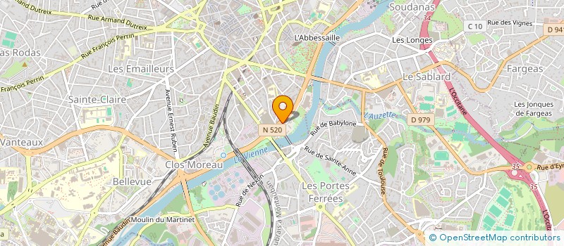 localisation de l'entreprise MONSIEUR BENXING SONG  LIMOGES