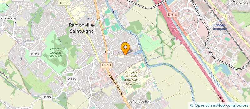 localisation de l'entreprise MONSIEUR BENYAGOUB BOUDJELAL  RAMONVILLE-SAINT-AGNE