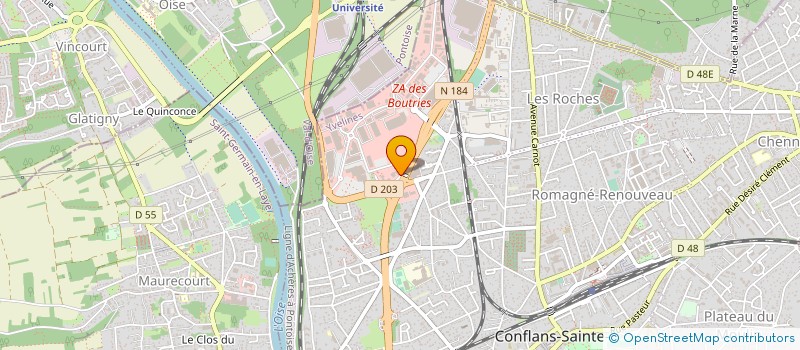 localisation de l'entreprise MONSIEUR BENYAMIN KIANPOUR à CONFLANS-SAINTE-HONORINE