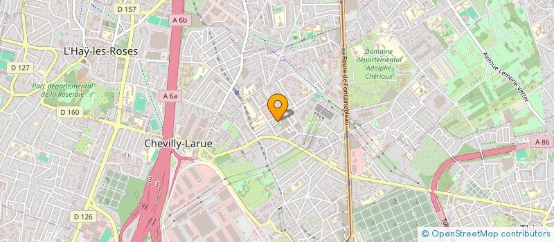 localisation de l'entreprise MONSIEUR BENYAMINA BOUCHENTOUF  CHEVILLY-LARUE