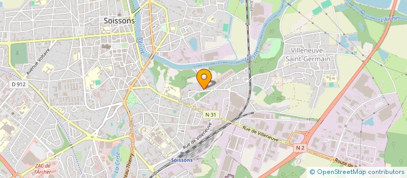 localisation de l'entreprise MONSIEUR BENYAMINE ATMANI  VILLENEUVE-SAINT-GERMAIN