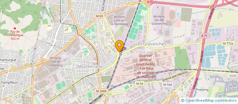 localisation de l'entreprise MONSIEUR BENYAMINE HAMMADA  CLERMONT-FERRAND