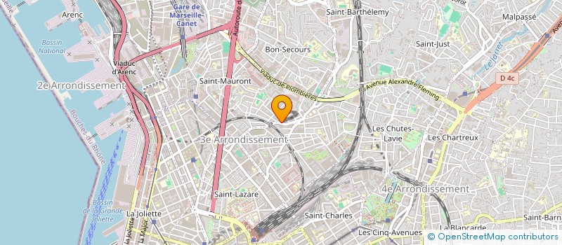 localisation de l'entreprise MONSIEUR BENYAMINE KONATE à MARSEILLE