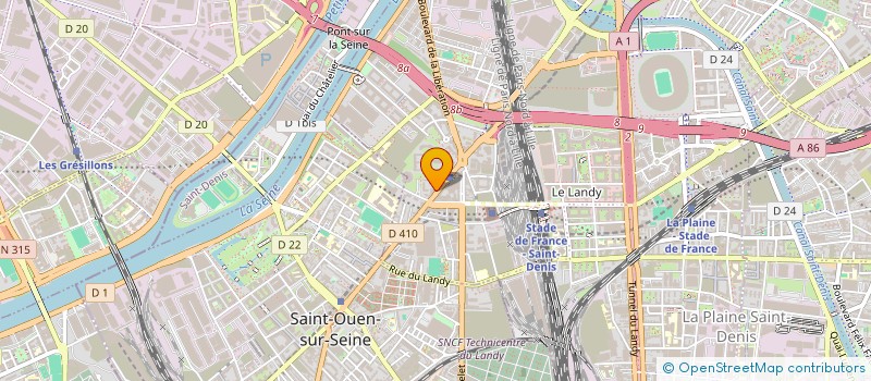 localisation de l'entreprise MONSIEUR BENYOUCEF AMELLAL  SAINT-DENIS
