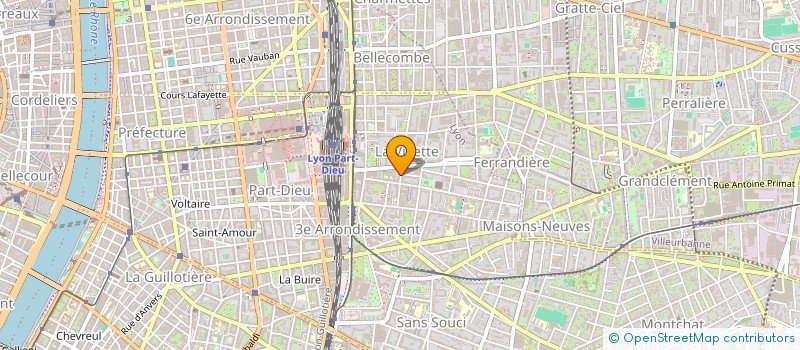 localisation de l'entreprise MONSIEUR BENYOUCEF BENKOUIDER-SAHRAOUI  LYON