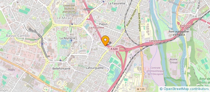 localisation de l'entreprise MONSIEUR BENYOUCEF GHARBI  TOULOUSE