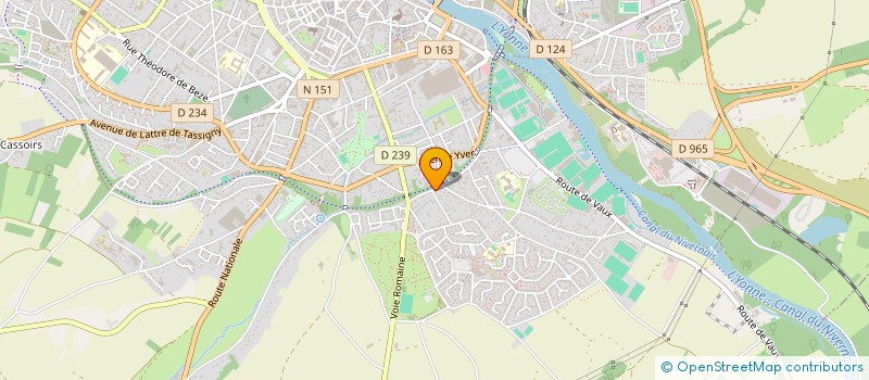 localisation de l'entreprise MONSIEUR BENYOUCEF LAKHDAR EZZINE à AUXERRE