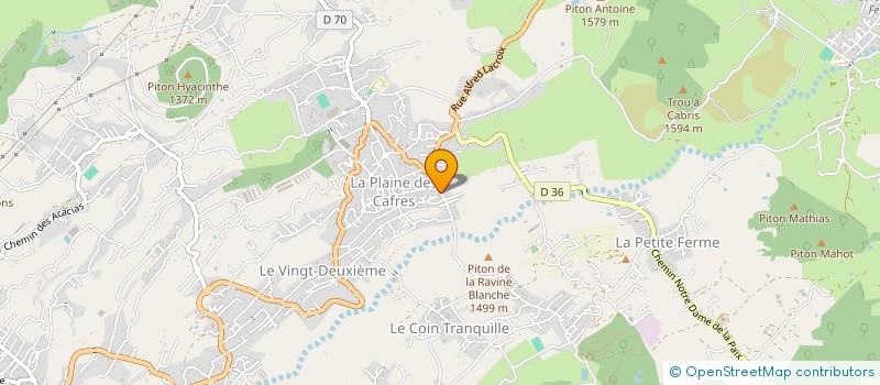 localisation de l'entreprise MONSIEUR BENYOUCEF MEHRAZ  LE TAMPON