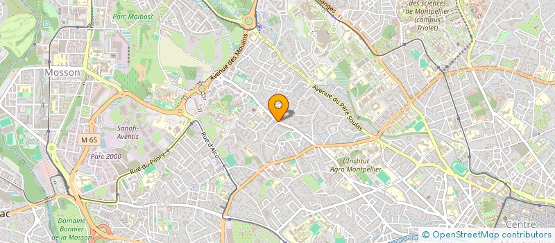 localisation de l'entreprise MONSIEUR BENYOUCEF RAHMA  MONTPELLIER