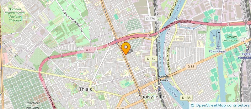 localisation de l'entreprise MONSIEUR BENYOUCEF ROUIGHI  CHOISY-LE-ROI