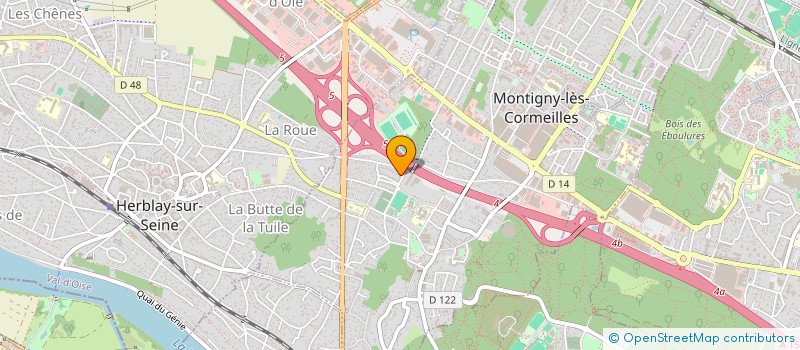 localisation de l'entreprise MONSIEUR BENYOUNES JOUDI  MONTIGNY-LES-CORMEILLES